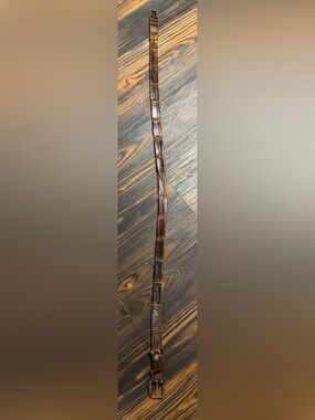 VTG genuine dark brown alligator belt